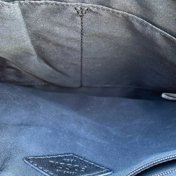 Fossil Crossbody Black White Geometric Fiona Gemma - Picture 3 of 6